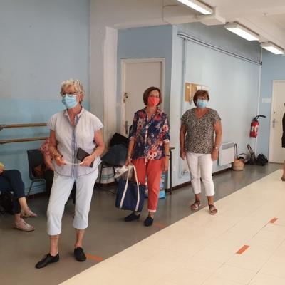 2020 - 7 Septembre  - reprise des cours avec le masque