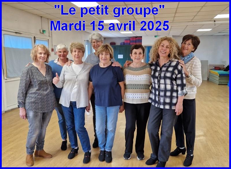 Photo petit groupe 15 avril 2025